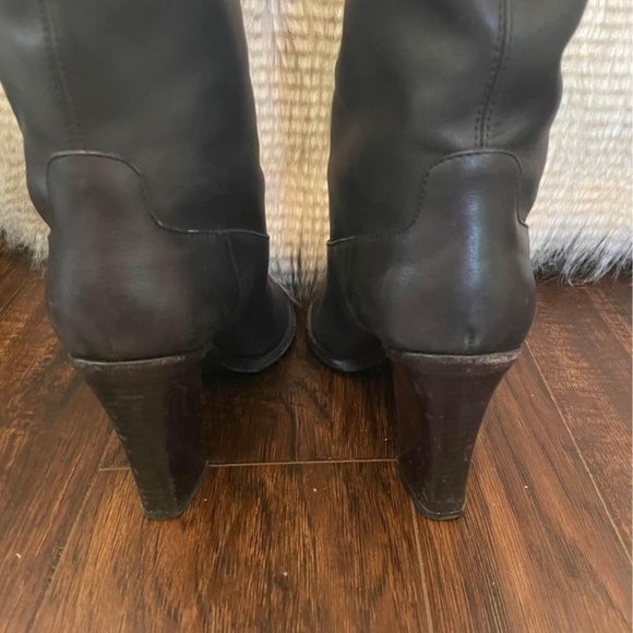 Louis Vuitton Leather Knee-High Riding Boots Size 39.5 (9) - Picture 5 of 7